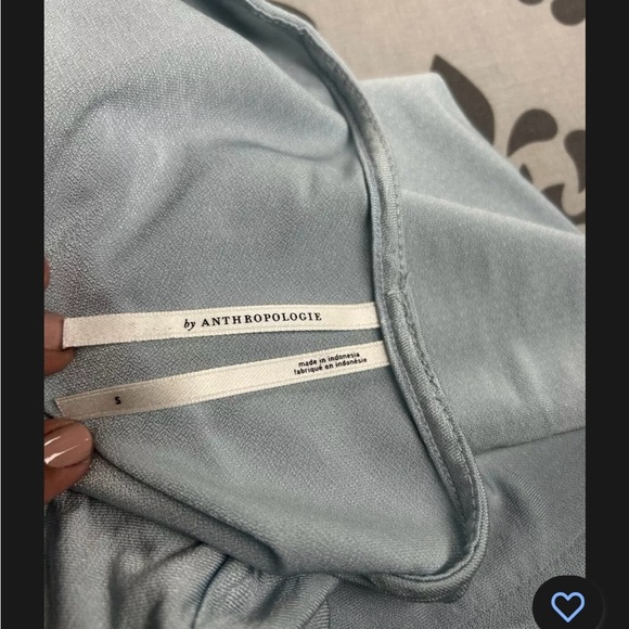 Anthropologie Blue Bell Sleeve Wrap Blouse - Picture 11 of 12